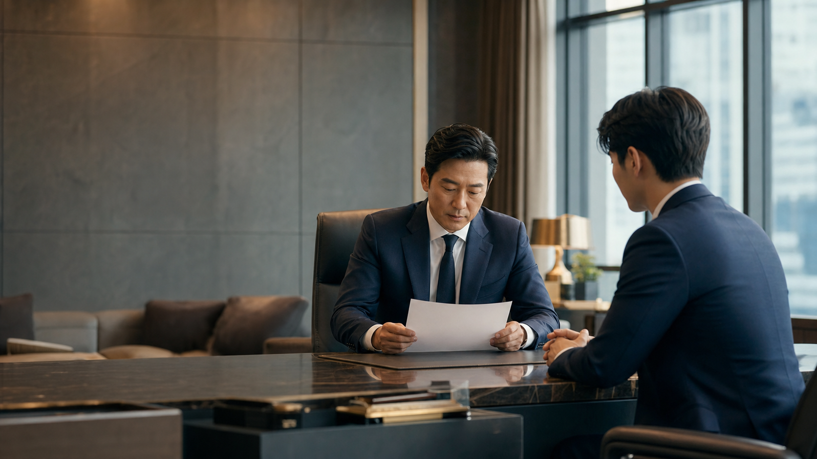 기업심사관, 대표의 책상에 무엇을 남깁니까